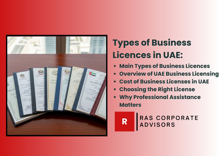 Types of Business Licences in UAE 2026